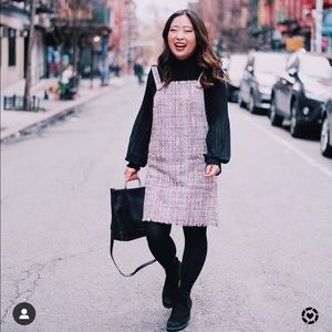 Tweed Pinafore Dress